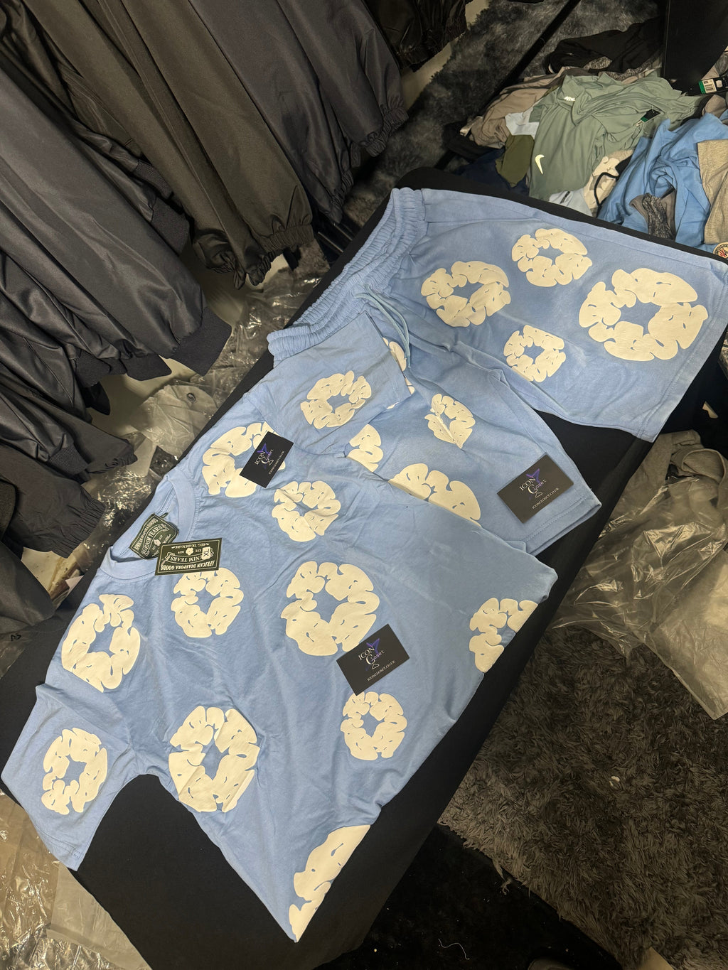 Denim Trs Short Sets