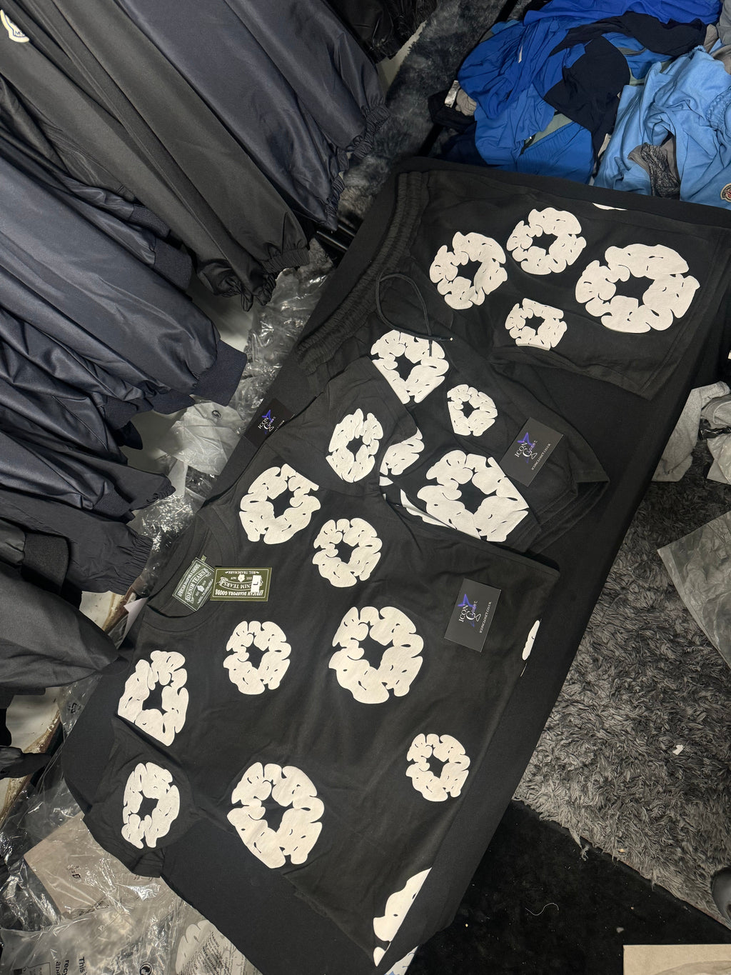 Denim Trs Short Sets