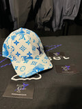 L’ White/Blue Cap